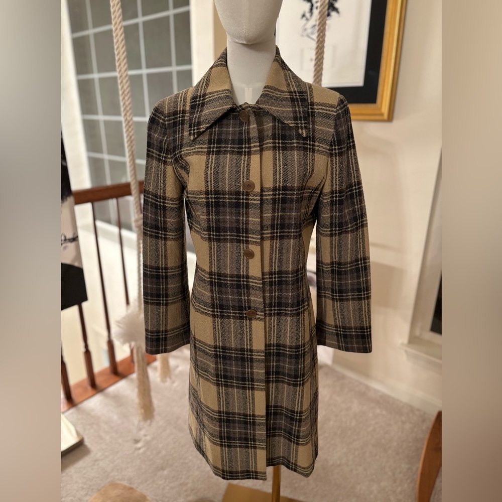 Isabel Ardee Multicolor Plaid Coat